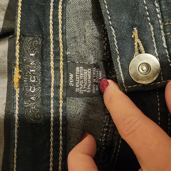 NWOT - Baccini Denim Capri Size 20 - Picture 4 of 7